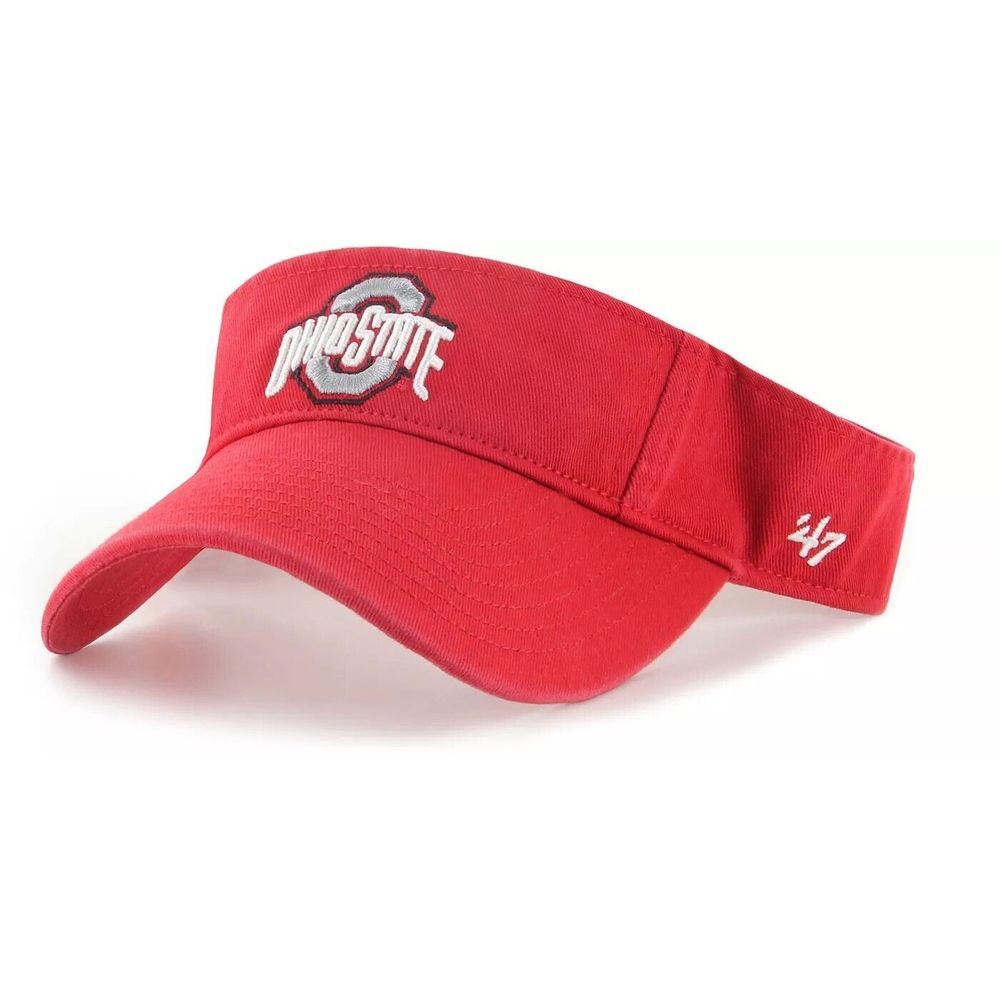 Ohio State‎ Buckeyes '47 Brand Red Clean Up Visor Adjustable